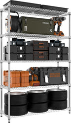 MZG 1750 lbs 5 Tier Storage Rack Metal Wire Shelving Unit, Storage Standing by MEIGAOPLASTICANDMETALHKCOLIMITED