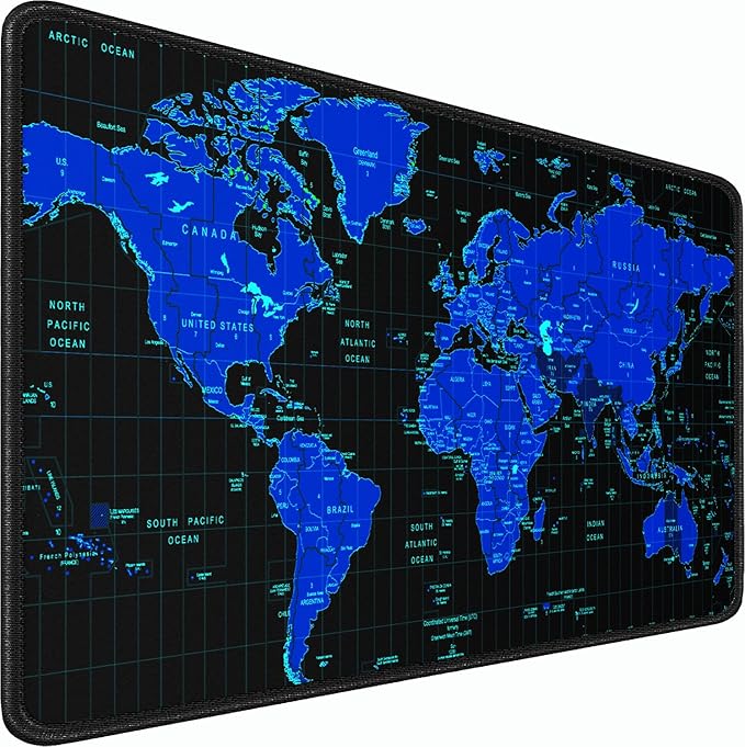 Gaming Mouse Pad, 31.5x15.7 inch Large Extended Computer Keyboard Mouse Mat by Naukay