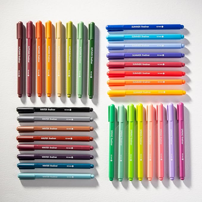 DIVERSEBEE Fine Tip Pens, 8 Bible Pens No Bleed Through, 0.5mm Fine Point - Image 6