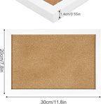 Cork Board Bulletin Board 12 x 7.8 Inches - Image 2