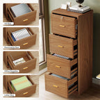 tribesigns 4 drawer file cabinet with lock, filing, package contents