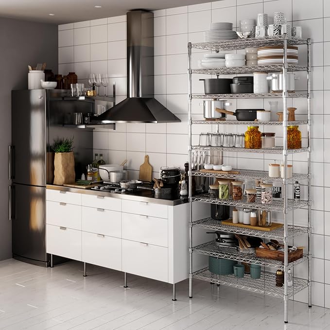 Regal Altair 18" Deep x 36" Wide x 86" Height Wire Shelving Kit | 10-Tier | NSF - Image 6
