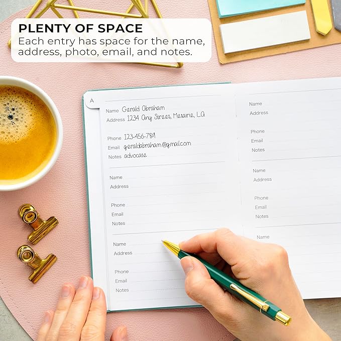 Clever Fox Address Book with alphabetic tabs - Image 3