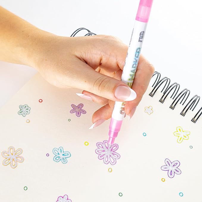 Incraftables Outline Glitter Markers – Metallic, Double Line Pens, Shimmer - Image 7