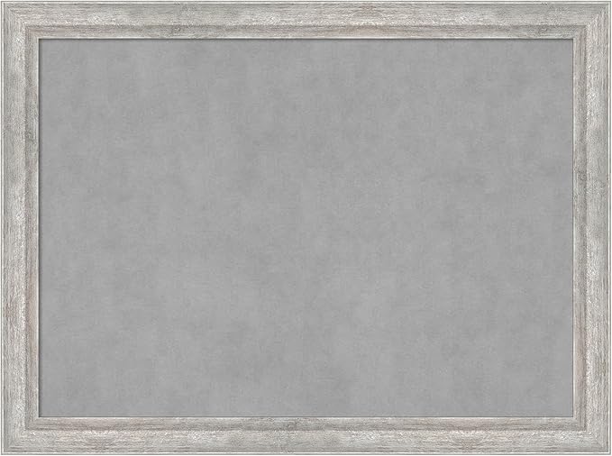 Amanti Art Silver Framed Magnetic Board 23x31 Medium Vision Board by AmantiArt