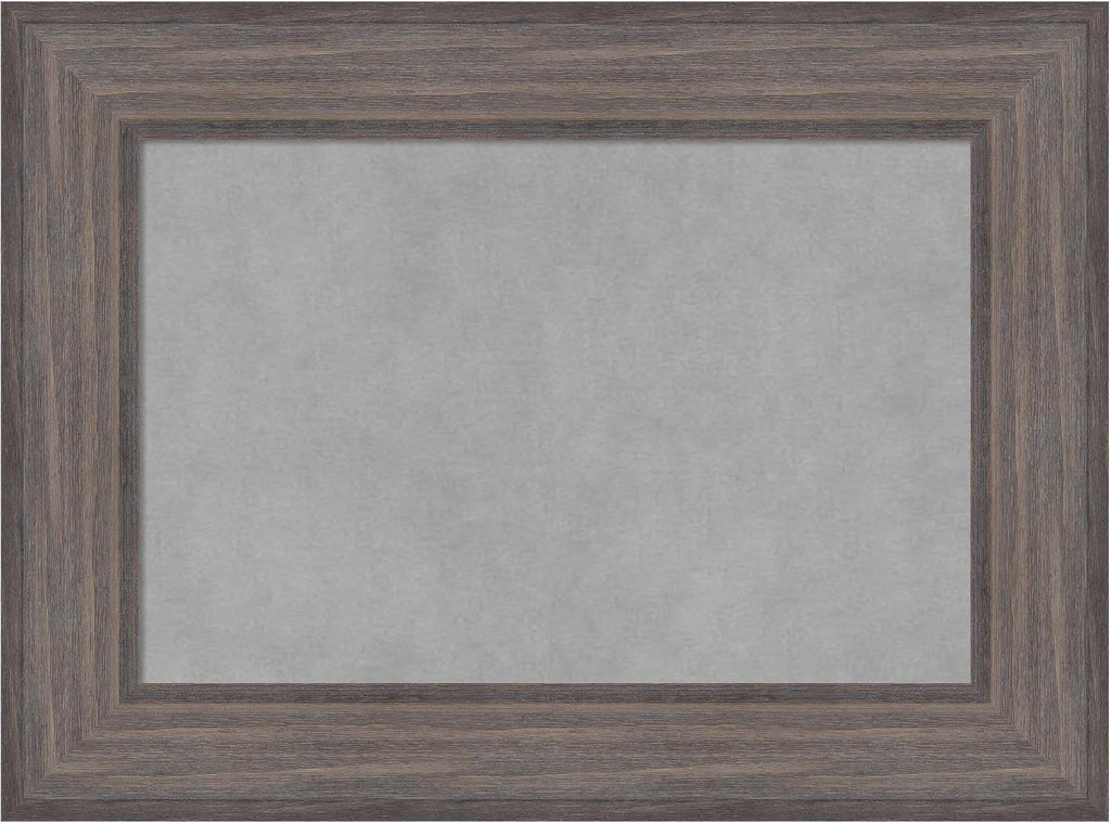 Amanti Art Grey Framed Magnetic Board 17x23 Small Vision Board