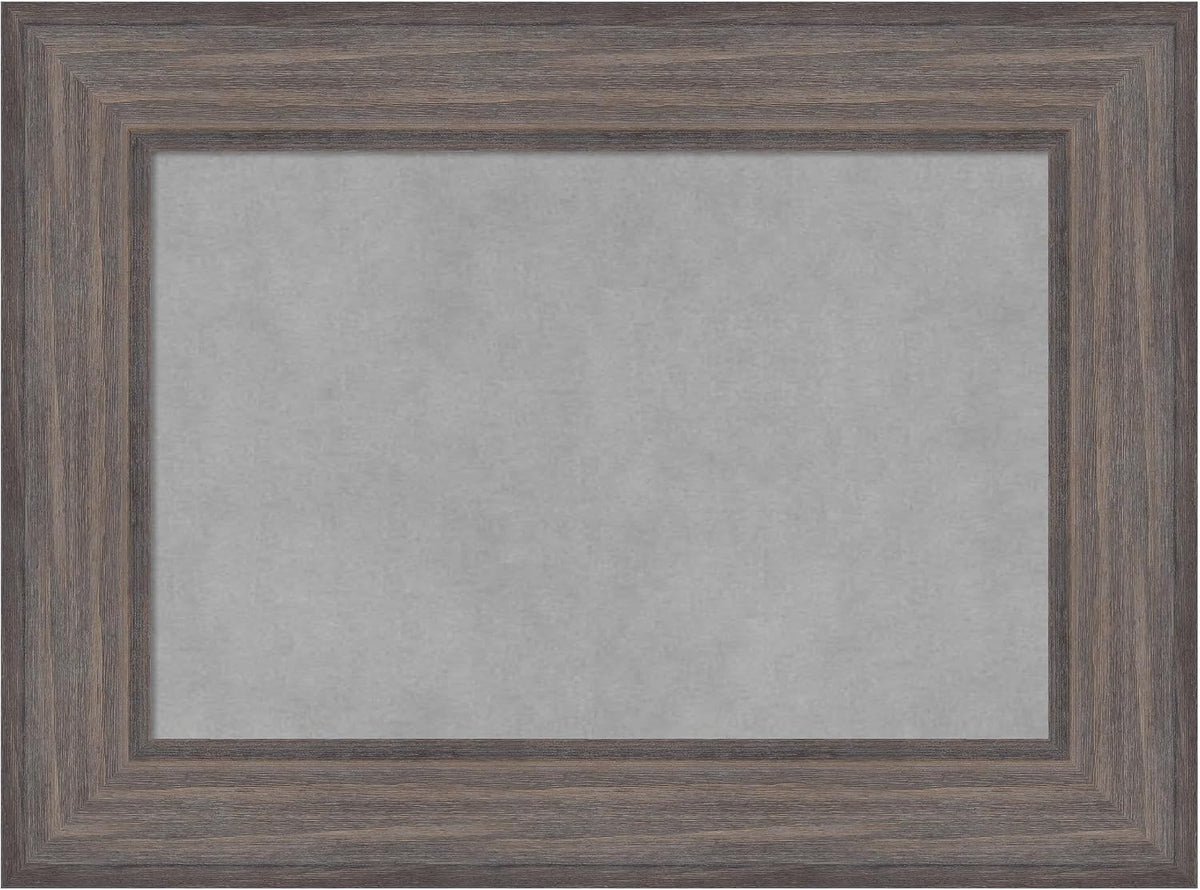 Amanti Art Grey Framed Magnetic Board 17x23 Small Vision Board