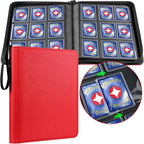 GEAoffice Premium Top Loader Binder 9 Pockets, Waterproof PU Leather Card Binder by GEAoffice