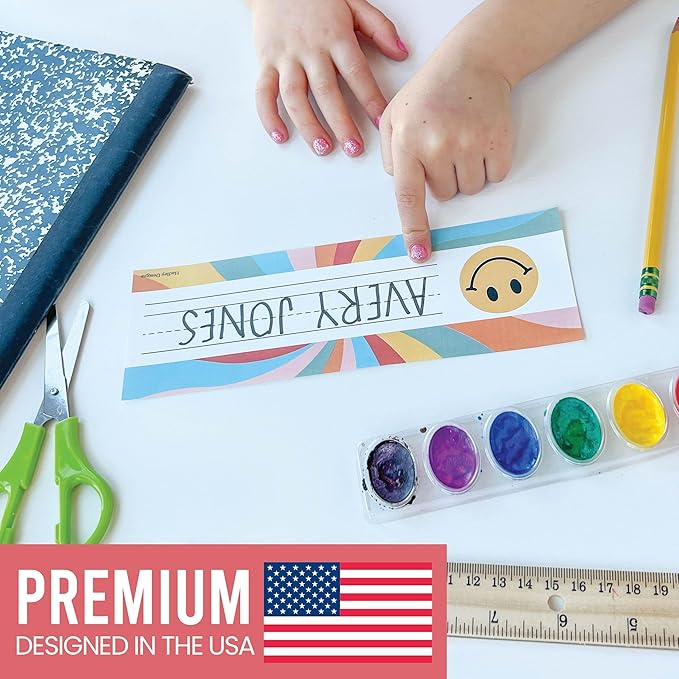 Desk Name Tags for Classroom -25 Student Name Plates for Classroom Kindergarten - Image 4