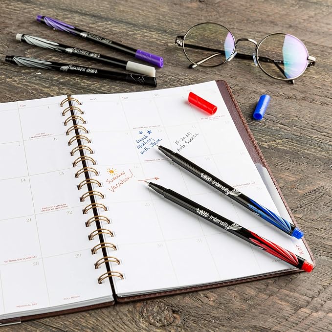 BIC Intensity Fineliner Marker Pen, Fine Point, Clean & Crisp Writing - Image 9