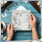 TaoBary 160 Pcs Stationery Paper Set 50 Double Sided Stationery Papers - Image 7
