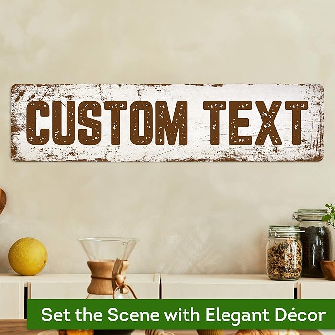 Custom Sign, Custom Street Sign, 11 Font Colors, 13 Font Styles, 4 Hole Options - Image 4