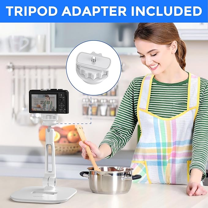 AboveTEK Tablet Stand Holder, Stylish Aluminum iPad Stands, Foldable 360° - Image 7