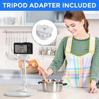 AboveTEK Tablet Stand Holder, Stylish Aluminum iPad Stands, Foldable 360° - Image 7