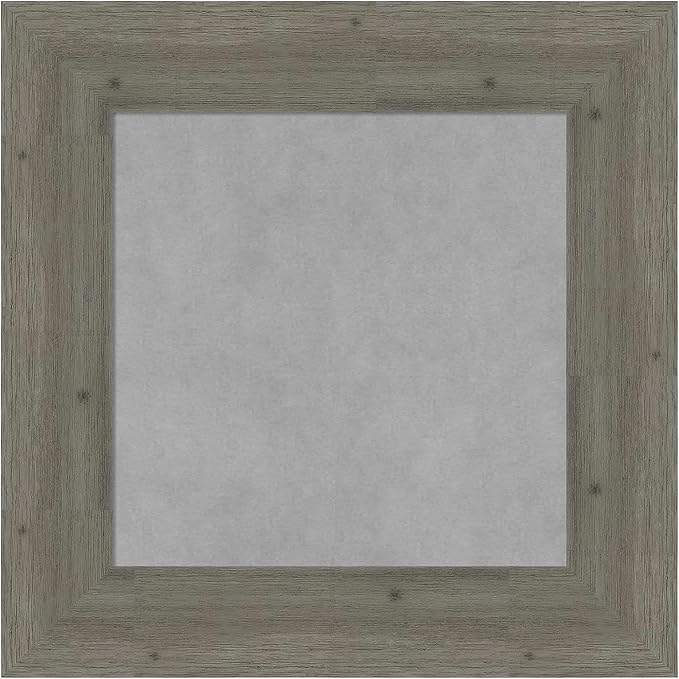 Amanti Art Grey Framed Magnetic Board 23x23 Small Vision Board by AmantiArt