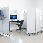 VIVO Freestanding 72 x 66 inch Privacy Panel, Mobile Cubicle Divider, x3 24 - Image 2