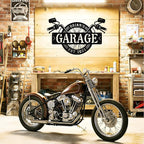 Custom Motorcycle Wheel Metal Signs Personalized Biker Name Sign Custom Garage - Image 2