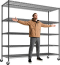 REIBII 85.7"H Garage Shelving 2998LBS Storage Shelves