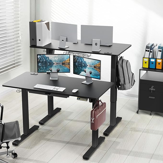 SHW 48-Inch Electric Height Adjustable Standing Desk - Image 8
