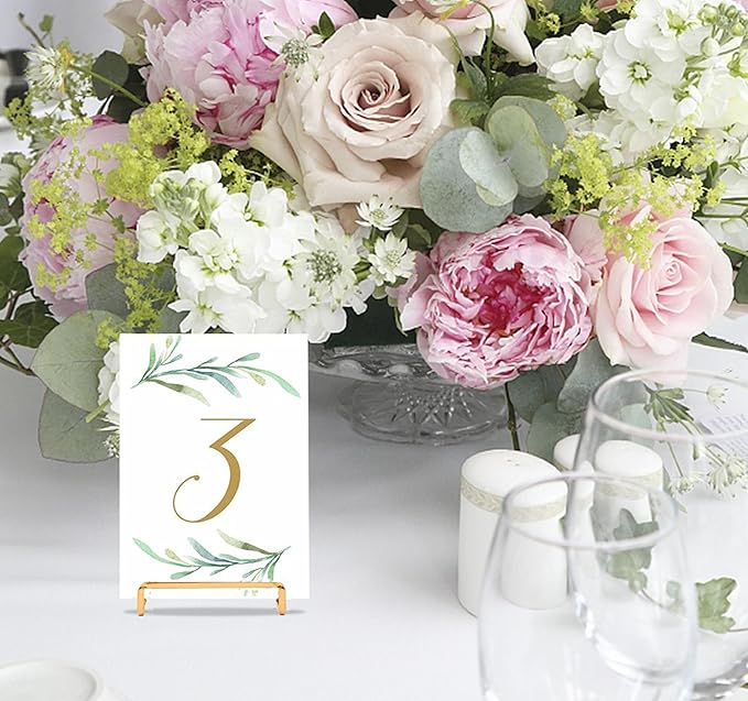 Decolore 4 Pack 6 Inch Gold Picture Stands - Image 3