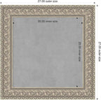 Amanti Art Silver Framed Magnetic Board 27x27 Medium Vision Board - Image 2