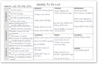 Weekly TO DO List Notepads Task Pad Planner w/Daily Checklist, Priority ToDo & - Image 2