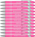 Zonon 12 Pcs Inspirational Pens Bulk Funny Ballpoint Pen by Zonon