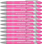 Zonon 12 Pcs Inspirational Pens Bulk Funny Ballpoint Pen by Zonon