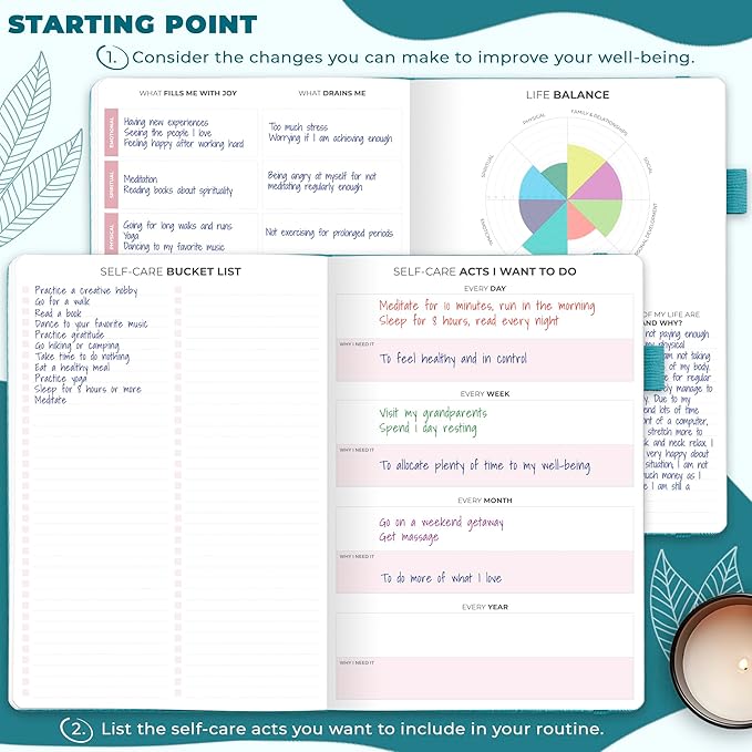 Clever Fox Self-Care Journal – Wellness & Daily Reflection Notebook – Mental - Image 2