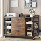 sedeta 44" file cabinet with lock, filing cabinet shown in use