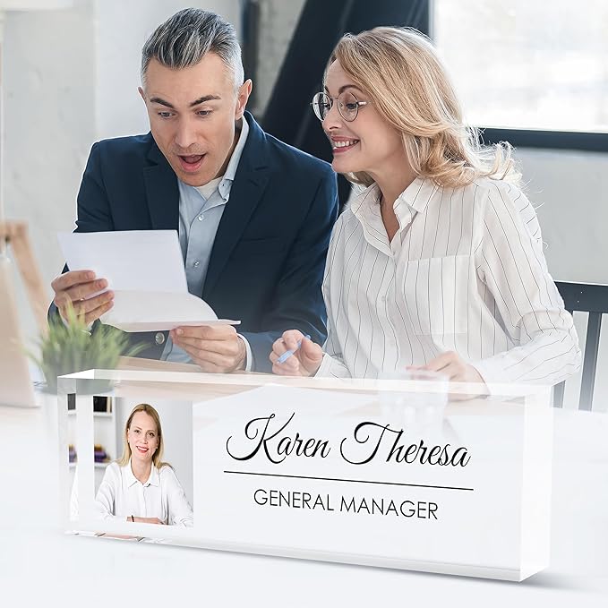 Custom Office Name Plate for Desk, Desk Name Plate Personalized, Personalized - Image 5