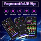 Programmable LED Sign, Scrolling Flexible Advertising Digital Signs, LED Car - Image 3