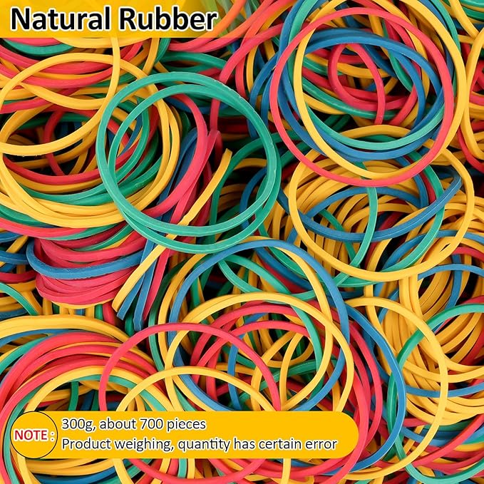 MOWPOG 700 Pcs Rubber Bands, Size #16 Reusable Elastic Rubber Band - Image 6