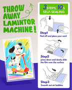 Uinkit 4mil Thicker Single-Sided Self-Adhesive Laminating Sheets 100Pack Letter - Image 5