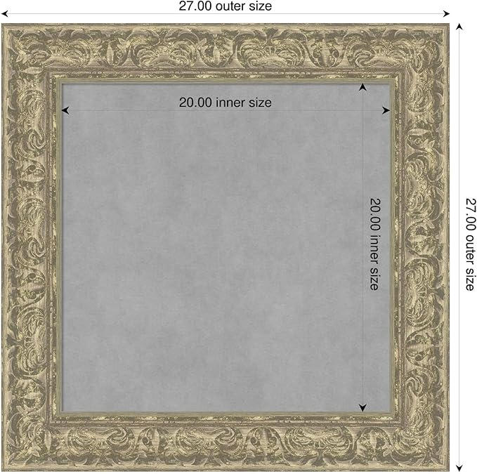 Amanti Art Silver Framed Magnetic Board 27x27 Medium Vision Board - Image 2