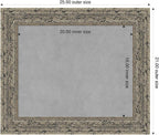 Amanti Art Silver Framed Magnetic Board 21x25 Small Vision Board - Image 2
