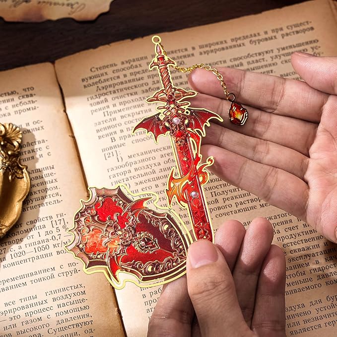 Dragon Knight Metal Bookmark & Book Clip Set - Image 7