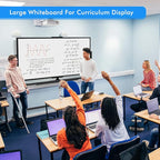 maxtek 72 x 40 Double Sided Rolling Whiteboard, Mobile Whiteboard Magnetic - Image 3