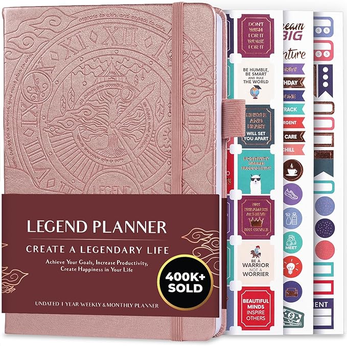 Legend Planner – Weekly & Monthly Life Planner to Hit Your Goals & Live by LegendPlanner