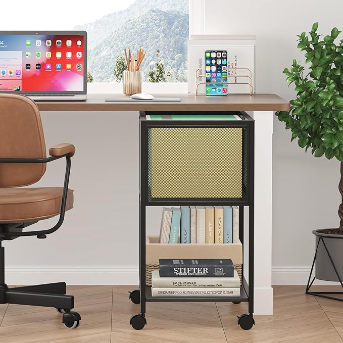 Sbanmao Rolling File Cart, Mobile File Cabinet - Image 8