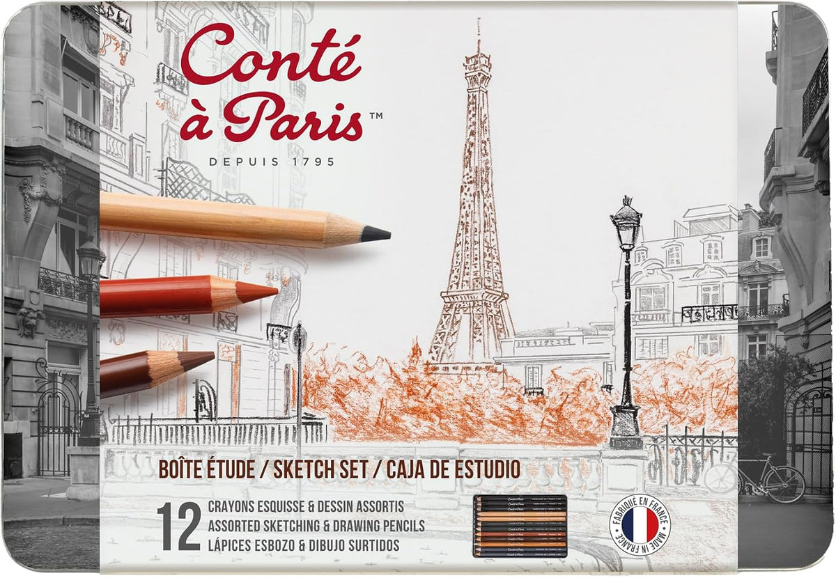 conté à paris the sketch set with assorted, main product view