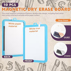 Outus 10 Pcs Dry Erase Mini White Boards Bulk 8.5 x 11'' Small Magnetic - Image 6
