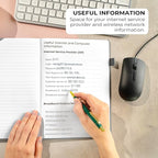 Clever Fox Password Book with alphabetical tabs. Internet Address Organizer - Image 5