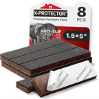 X-PROTECTOR Non-Slip Furniture Pads 8 PCS 1.5” x 5” by X-Protector
