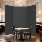 3 panel room divider 6 ft folding screen on a desk or shelf