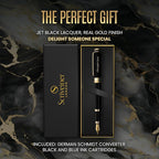Scriveiner Personalized Black Fountain Pen - Image 7
