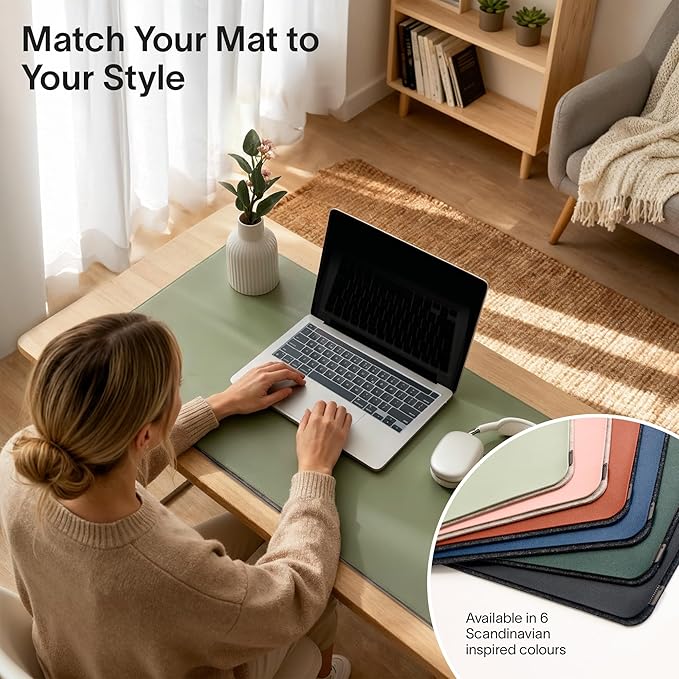 Nordik Felt and Leather Desk Mat - Image 7