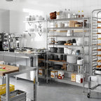 Regal Altair 14" Deep x 48" Wide x 74" Height Wire Shelving Kit | 8-Tier | NSF - Image 4