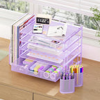 OPNICE Desk Organizer, 5-Tier Paper File Organizer - Image 4