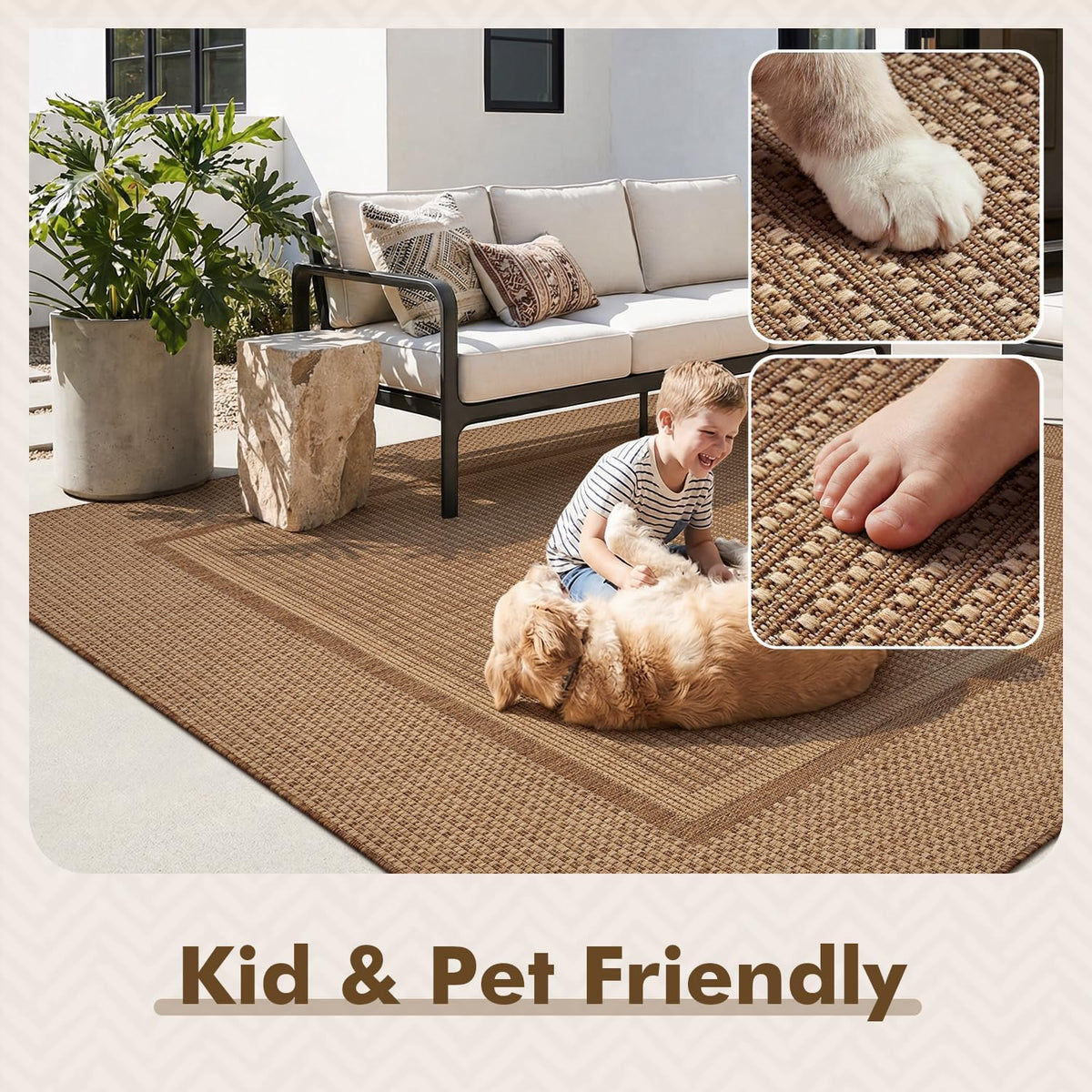 montvoo-2x6 ft indoor outdoor runner rugs for entryway on a desk or shelf
